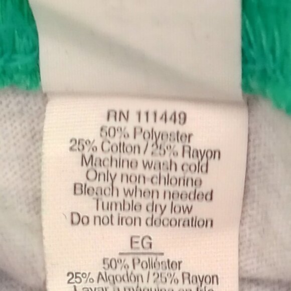 Next Level Green & Gray Santa Elf Buddy Tshirt - Men's - Unisex - XL - Picture 9 of 9